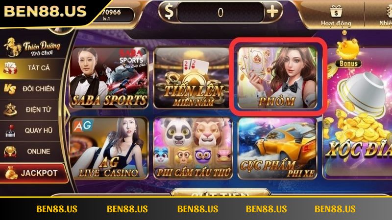 Phỏm Ben88 là tựa game truyền thống phổ biến của nước ta